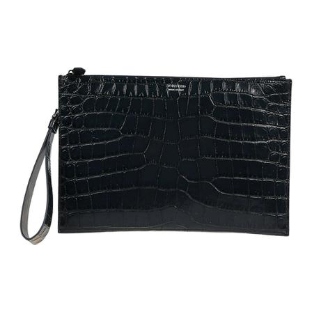 Tom Ford, Clutches Blauw, Heren, Maat:ONE Size