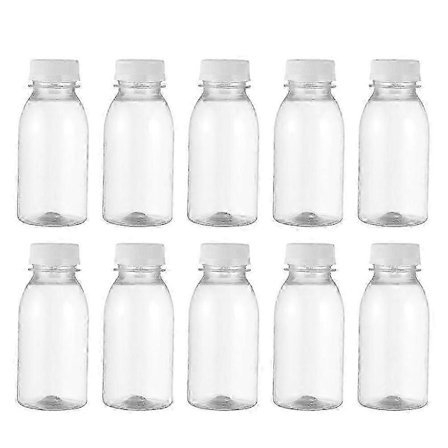 15 stk. transparente juiceflasker, plastflasker, melkeoppbevaringsflasker, drikkeflasker