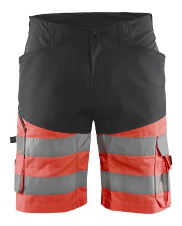 Blåkläder 154118119955C58 Shorts svart/röd C58, Kläder