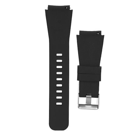 22mm Silikonarmband Ersättning Kompatibel med Amazfit GTR 3 Smartwatch Snabbspänne Armband Svart