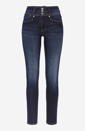 Cellbes of Sweden - Lige jeans med høj talje i blå denim til damer i størrelse 36L