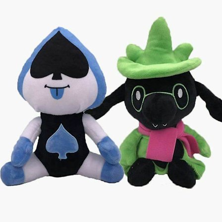 2 st Deltarune Undertale Lancer Ralsei Actionfigur Plyschleksak Fylld Docka