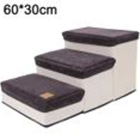 Fällbara husdjurstrappor, 3 steg hopfällbara hundtrappor för små till stora hundar KLB