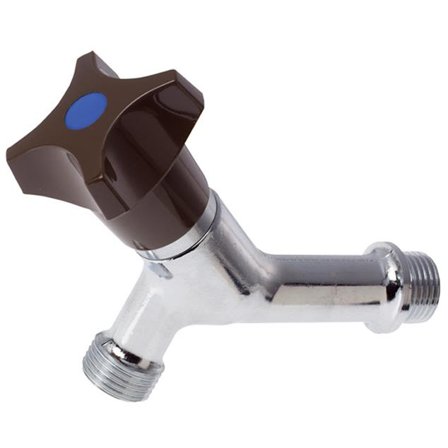 Trio Perfekta 975500 Tappventil för vägg, standardmodell, G15, Tvättstuga