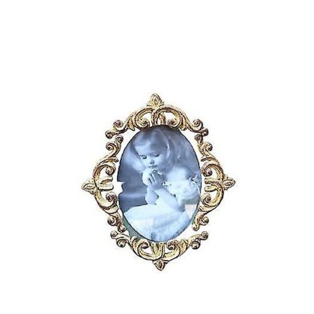 Samling av vintage handskurna träbildramar