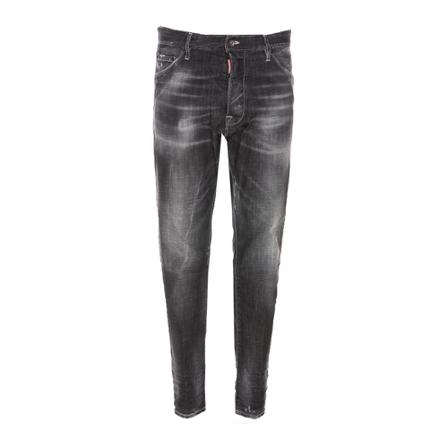Dsquared2, Slim-fit Jeans Zwart, Heren, Maat:M