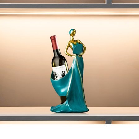 Vinreoler Flaskeholdere Bordplade og Spisebord Standere Midterstykke Ornamenter til Stue Køkken Opbevaringsreol Skabsdekoration