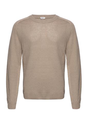 M. Michael Sweater Strikkegenser M. Rund Krage Beige Filippa K