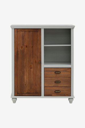 Loft24 - Skab Hanna - Grå - Kommoder - Fra Homeroom