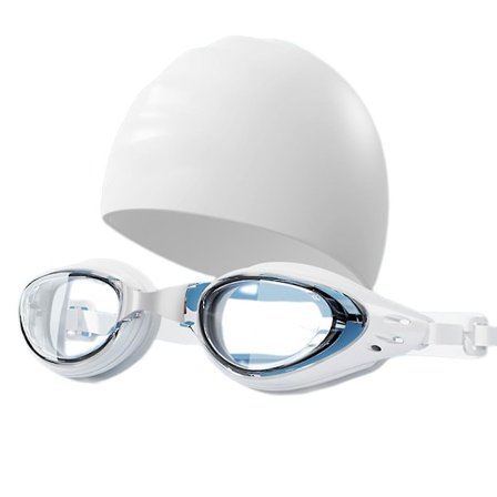 Simglasögon Anti-Fog, UV-skydd Snygga simglasögon Bekväma att bära, Klar sikt, Triathlonträning Justerbara remmar, L