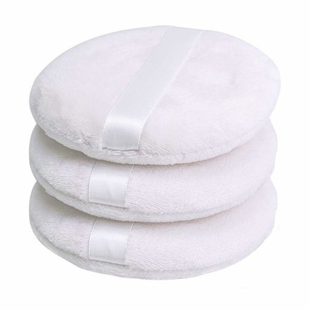 13 cm Pudderkvast, Vaskbar Stor Kropspudderkvast til Ansigtsrensning, Makeup & Pudderfoundation-Blending - Blød & Pelset