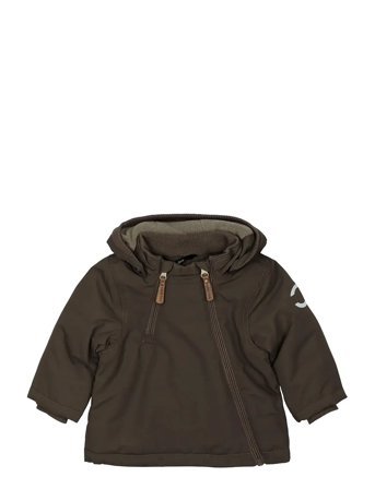 Nylon Baby Jacket - Solid Brown Mikk-line
