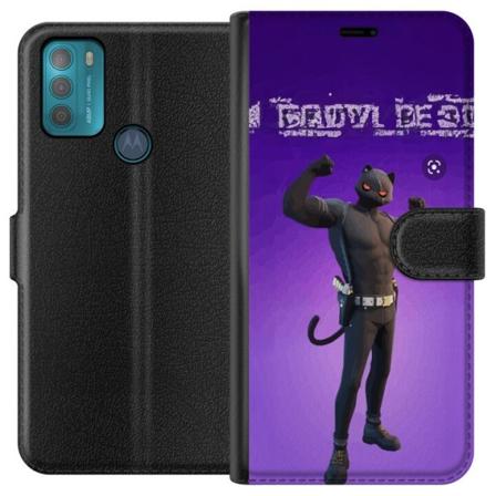 Motorola Moto G50 Lompakkokotelo Fortnite - Meowscles