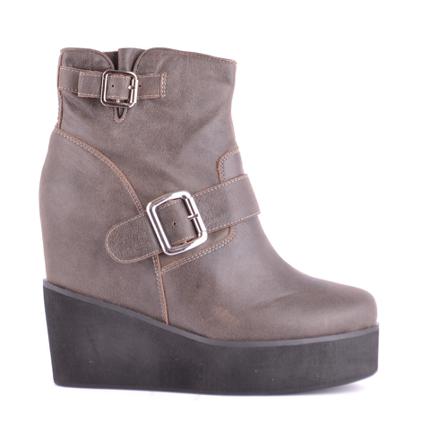 Jeffrey Campbell Bootie , Grijs , Dames , Maat: 40 EU Sleehakken