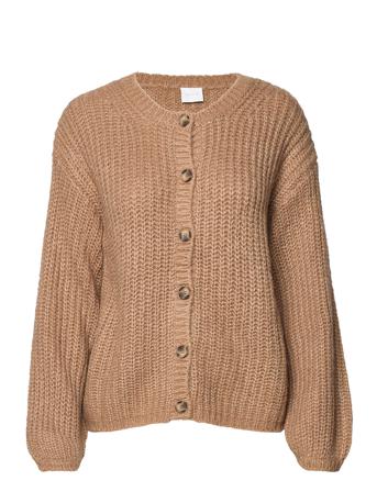 Visuba L/S Knit Cardigan/Pb Brown Vila