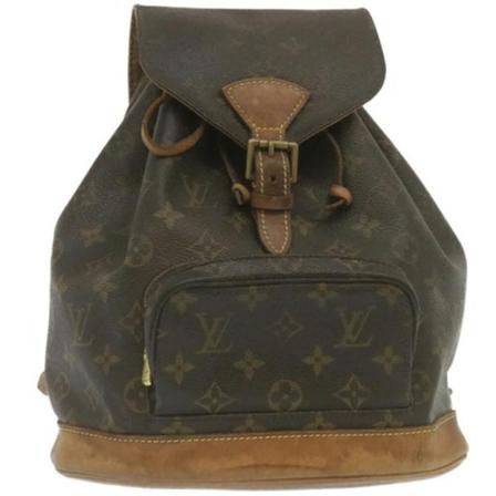 Louis Vuitton Vintage, Pre-owned Montsouris Mm Bruin, Dames, Maat:ONE Size