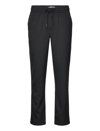Patrick Mélange Pants Uformelle Bukser Hverdagsbukser Svart Les Deux*Betinget Tilbud