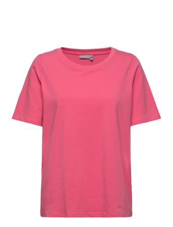 Frzashoulder Tee 4 T-shirts & Tops Short-sleeved Rosa Fransa*Betinget Tilbud