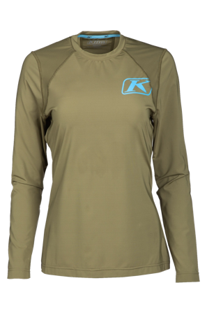 Camiseta Interior Mujer Klim Solstice -1.0 Oliva quemada S
