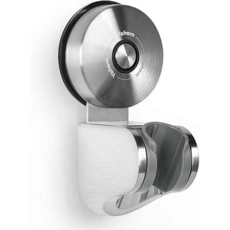 Justerbar sugekopp dusjholder Sterk vakuumsugkopp dusjhodeholder Håndholdt dusjholder Sugkopp veggmontert dusjhodeholder Gjenbrukbar børstet rustfritt