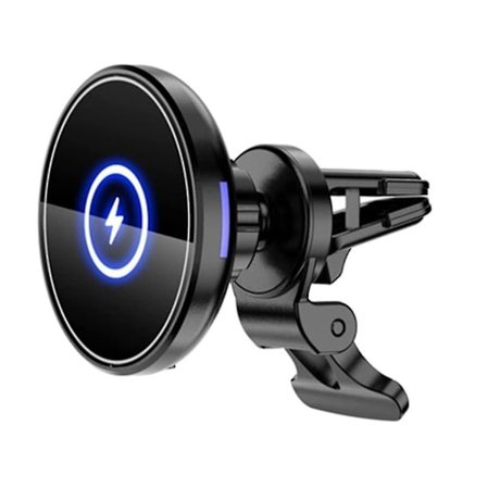 Handsfree Bil Laddare Fäste Klämma Svart