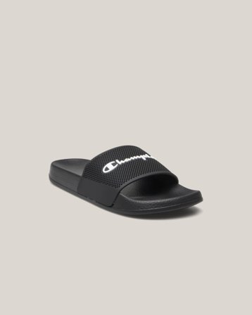 Champion DTN21 Slide Noir Chaussures Fille - Kids Brand Store