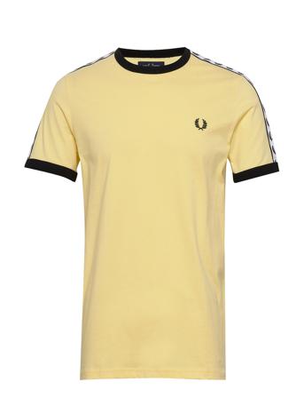 Taped Ringer T-Shirt T-shirts Short-sleeved Gul Fred Perry