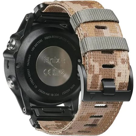 22 26 mm Nylon Military rem För GARMIN FENIX7 7X PRO 6 6X Mjuk slitstark remkropp För 965 Instinktiv ersättnings