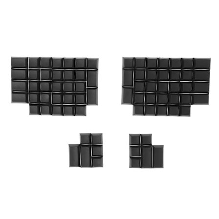 DSA Profil Ergodox Tangenter PBT Blank Tangentbord För Ergodox MX Brytare Mekaniskt Gaming Tangentbord för Tangent