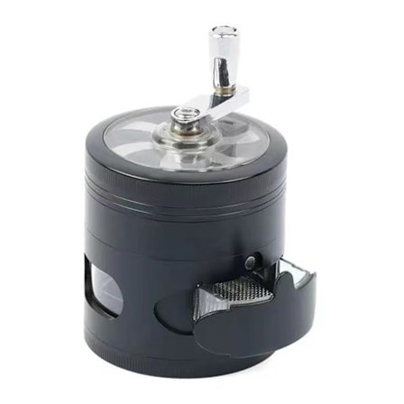 Urtekvern håndsveivet, 2,5" stor kapasitet krydderkvern med