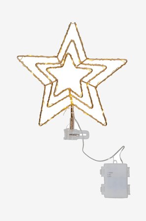 Jotex - Topsy Messing - Toppstjerne - Kjøp Juletrepynt hos Jotex