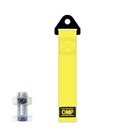 Högpresterande bil bogserlina i nylon, bil bogserlinor, släpvagnslinor, stötfångarsläp Max 2 ton bogserlina med mutter, biltillbehör - Bogserlinor