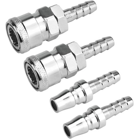 4 snabbkopplingskopplingar för gas för husvagnar och grillar