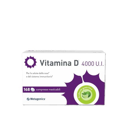 Vitamina D 4000 UI 168 Compresse Masticabili