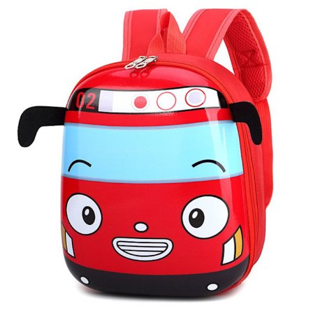 Cute Popular School Bags Kids Cartoon 3D Car Shaped Backpack Preschool Book Bag for Boys Girls Children