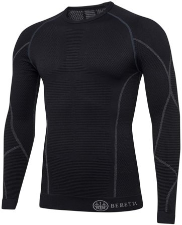 Beretta HT Body Mapping 3D L/S kerrastopaita, musta