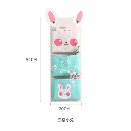 Digead Hängande ficka, 3 fickor Hängande förvaringsväska, Vattentät