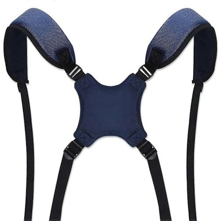 Bärbar Golf Axelrem Dubbel Axel Justerbar Golfbag Remmar Ersättningsrem Vadderad Co