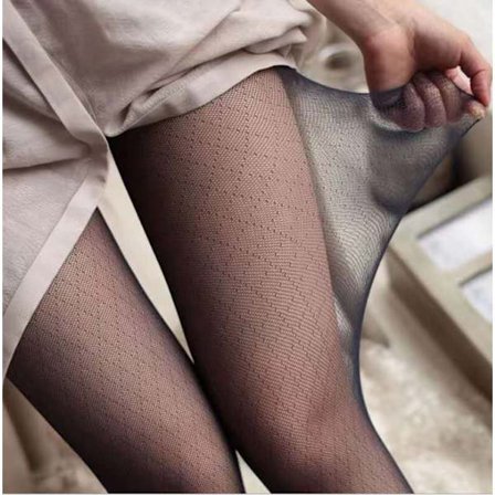 1 par små diamant mesh sokker til at vise tynde ben og thi