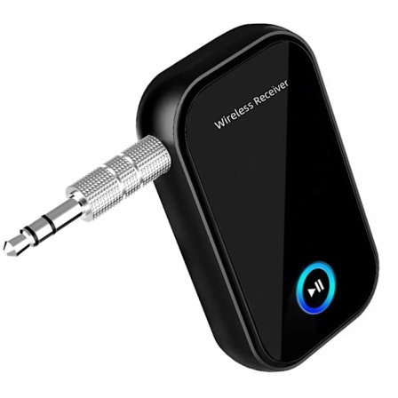 Bluetooth-adapter för bil, BT5.0 Bluetooth-mottagare för bil med handsfree-samtal, Aux Bluetooth-ljudmottagare 3,5 mm ljuduttag för bil/trådlösa 