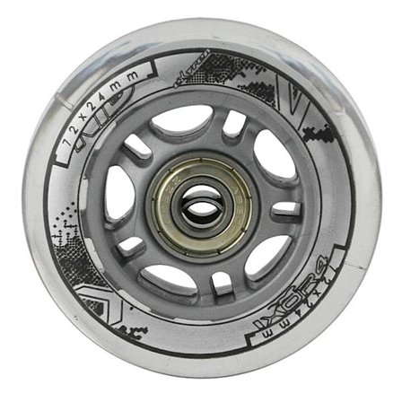 Skateboard Hjul 72x24 82A, Transparent, ABEC-7 lejesæt