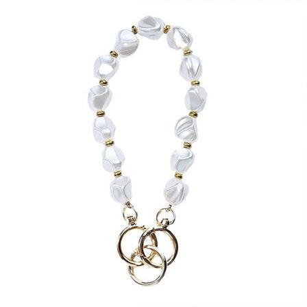 Lanyard med pärlor till smartphone 30 cm