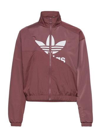 Adicolor Split Trefoil Track Jacket W Outerwear Jackets Windbreakers Rosa Adidas Originals