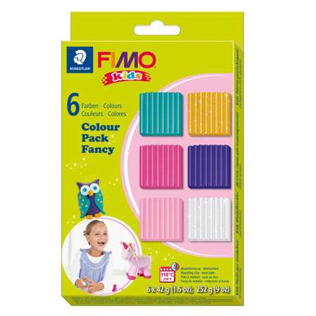 Staedtler FIMO Kids Modelleringsle 6-packLight colours