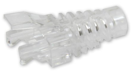 Eurolan 13A-00-11WT Bøybeskyttelse for modulærplugg, 10-pakning, Datamaskin & surfing