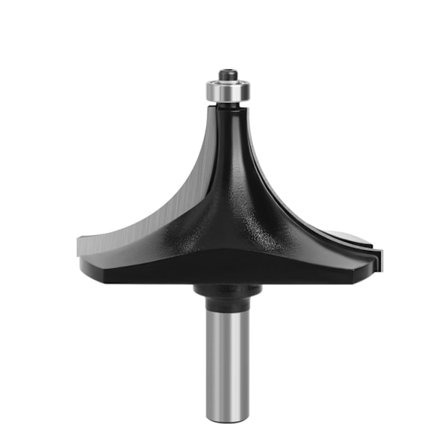 Afrundingsfræser i hårdmetal, med leje