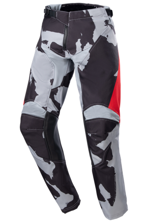 Pantaloni Cross Bambino Alpinestars Racer Tactical Cast Camo Grigio-Rosso 26