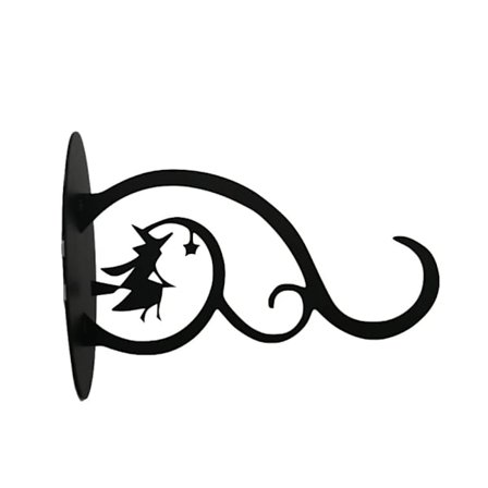 2 stk. 11 tommers opphengsbrakett for planter, dekorativ jernplantebrakett for utendørs og innendørs bruk, til oppheng av fuglematerkurver, 