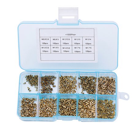 1000 STK M0.9 M1.3 M1.5 M1.7 Rørnagler Dobbeltsidig kretskort PCB-spiker