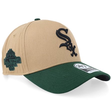 47 Brand - MLB Beige adjustable Cap - Hatstore Exclusive x Chicago White Sox Cooperstown All Star Game Sure Shot MVP DT Khaki/Forrest A-frame 
